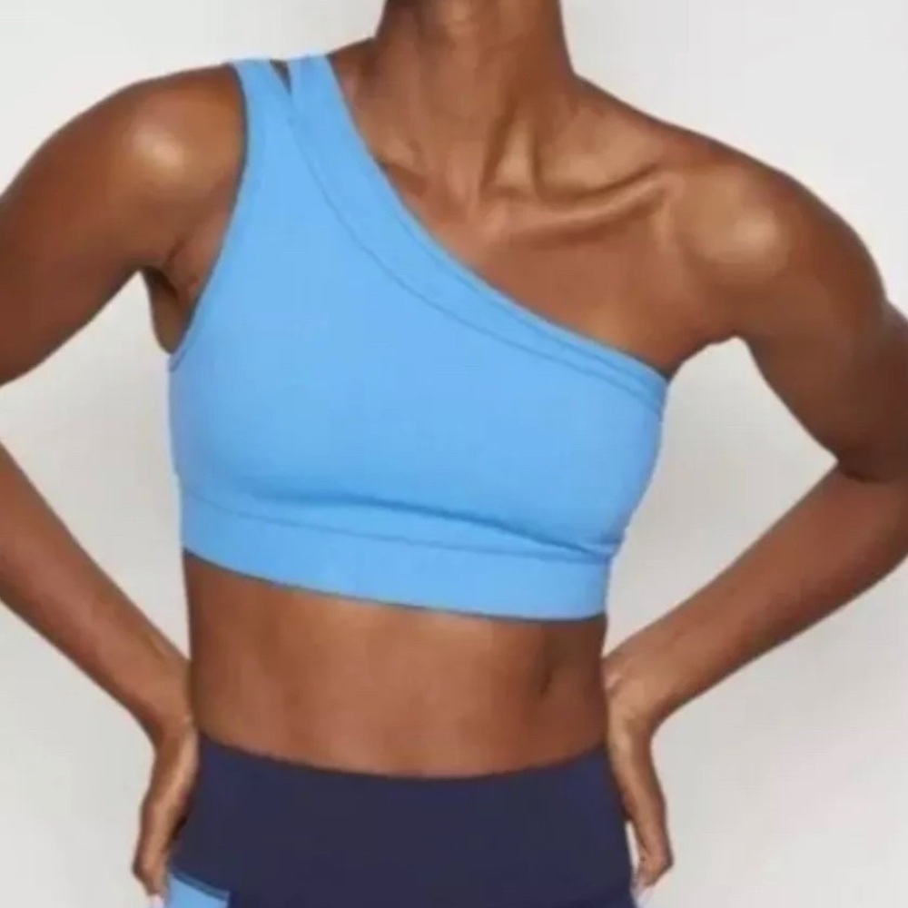 Fourlaps Athletic Solo Bra Cornflower Blue Sports Bra Size L
